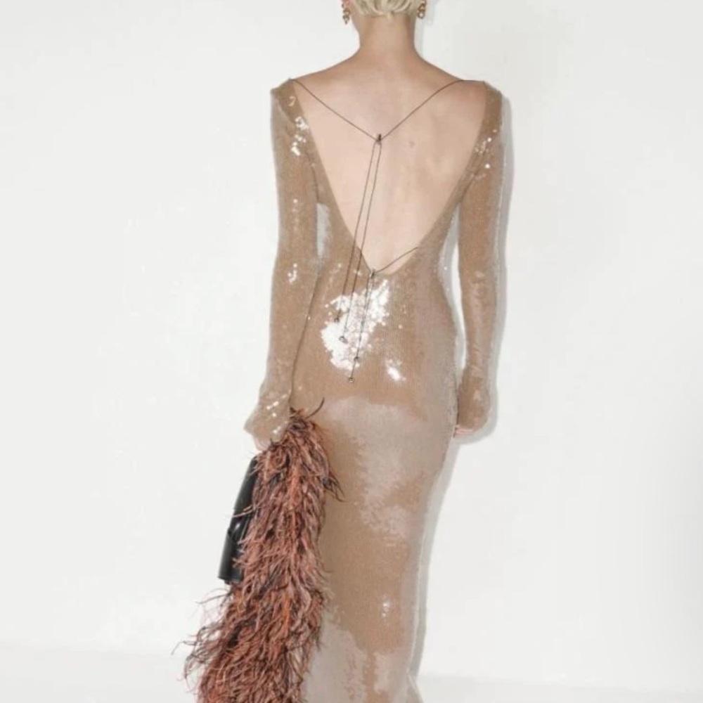 Stunning Sequin Midi Dress—16Arlington Solaria style